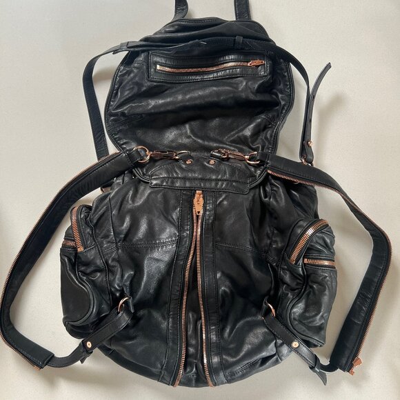 ALEXANDER WANG MARTI BACKPACK, ROSE GOLD HARDWARE main image 4